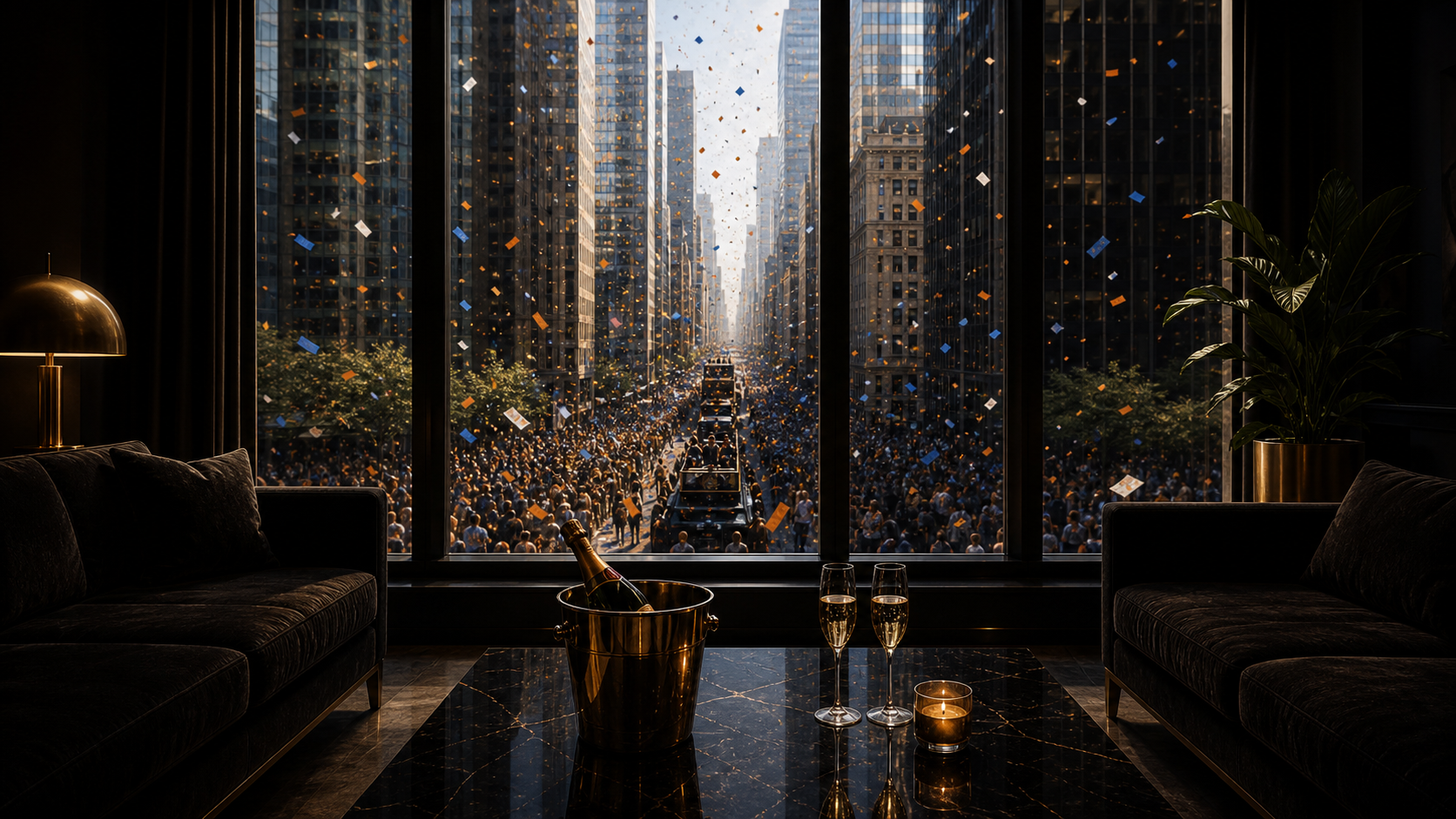 Knicks Championship Viewing Lounge
